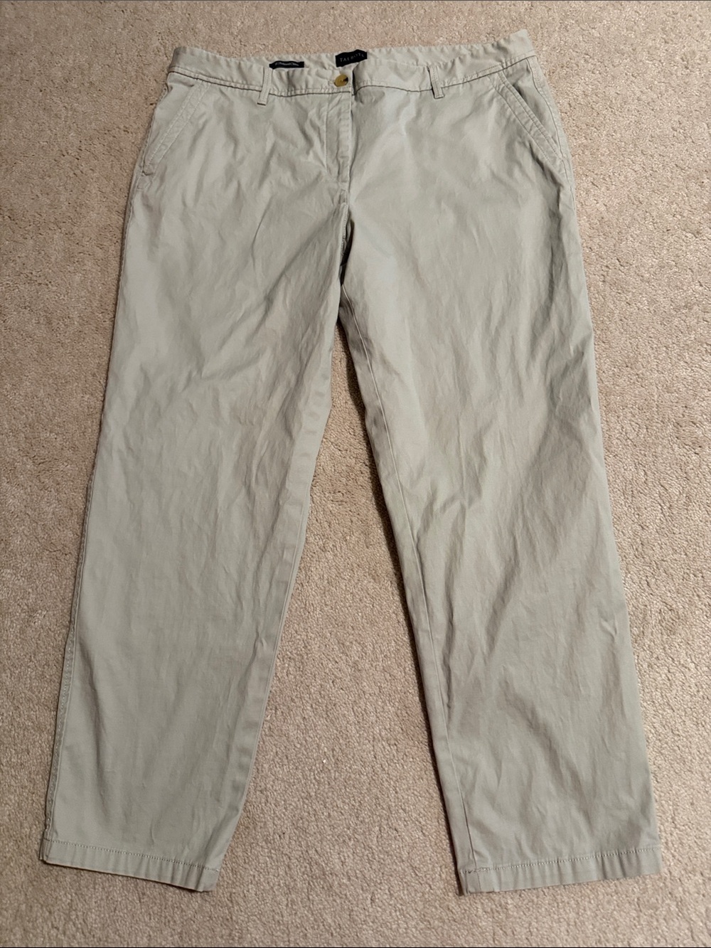 Talbots Beige Relaxed Chino Pants